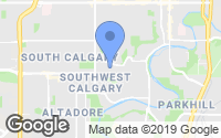 Map of Valley Ridge, AB