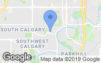 Map of Valley Ridge, AB