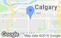 Map of Valley Ridge, AB