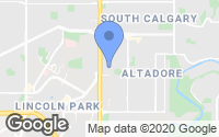 Map of Valley Ridge, AB