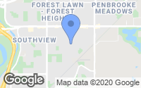 Map of Valley Ridge, AB